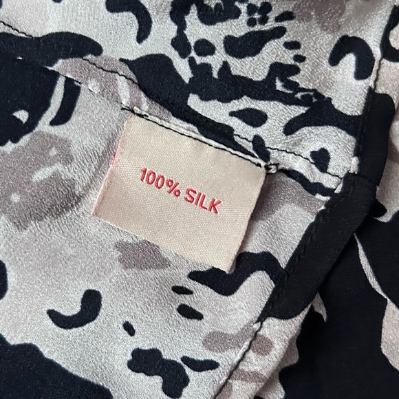 Rungolee Carmina Silk Maxi Dress Tan Black Sz S - Picture 11 of 12